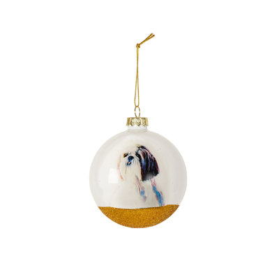 Ornements de Noël en forme d'animal de compagnie - Shih Tzu