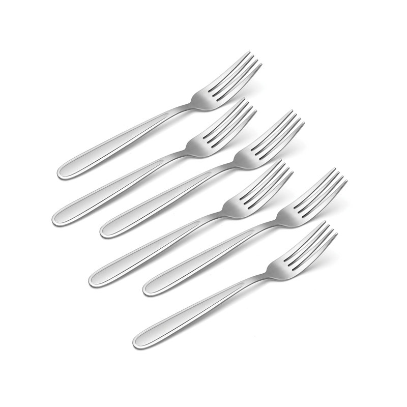 Oneida Jordan Sandblasted Everyday Dinner Forks, Set Of 6