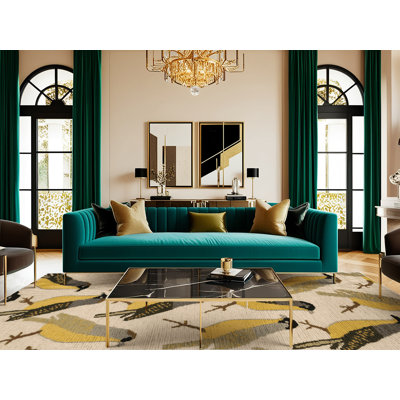  Tapis jaune lavable Bulbul