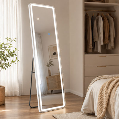 56 Inch LED Full Length Mirror with Dimming Lights