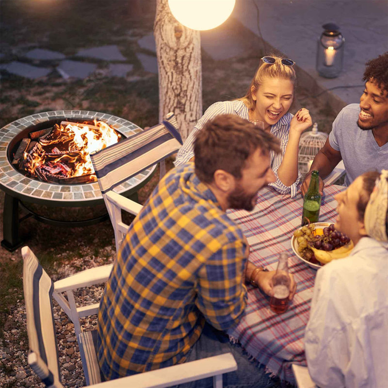 Round Steel Smokeless Fire Pit