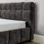 King Size  Upholstered Bed Frame With Thick Fabric, Chenille Fabric Grounded Queen Size Platform Bed With Headboard And Solid Frame. No Box Spring Needed88.5''*85.5''*24'')-363280402-363280403