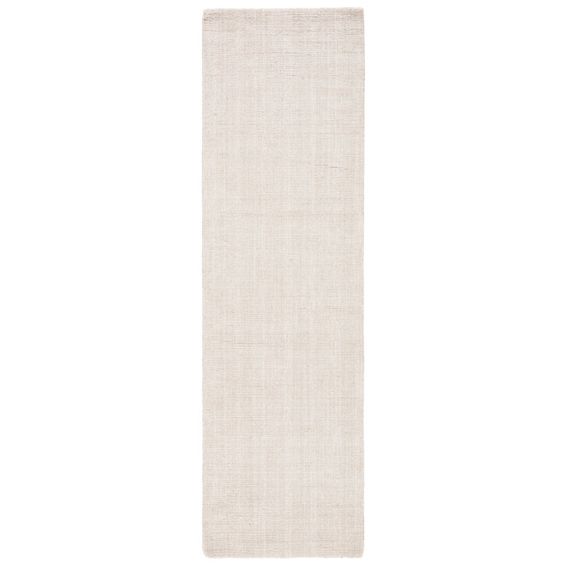 Brandee Natural Fiber Hand Loomed Jute/Cotton Rug in Beige, Runner 2'3" x 8'