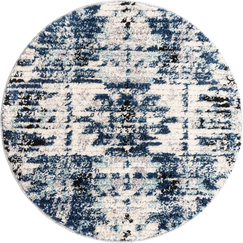 Tucson Geometric Indoor Rug, Round 3'
