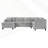 Modern U-shaped Sectional Sofa-397104663