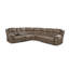 Canapé modulaire en cuir 4 pièces Jaydene-90630283