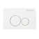 Concorde Back-To-Wall Toilet Bundle 0.8/1.6 GPF Dual Flush In Glossy White With Flush Plate