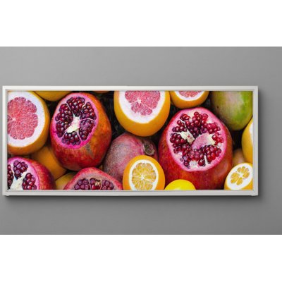 «Tropical Fruit Abundance», art mural encadré
