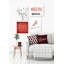 « red happy fêtes », impression sur toile-24135944