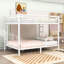Grand lit superposé standard en métal avec échelles-1716018184