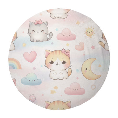 Tapis tressé Fluffy Paws