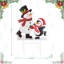 Piquet de Noël 32 po H Snowman