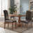 Devlen Dining Chairs, Modern Faux Leather Upholstered Kitchen Side Chairs, Farmhouse Dining Room Chair-943862737-941963699