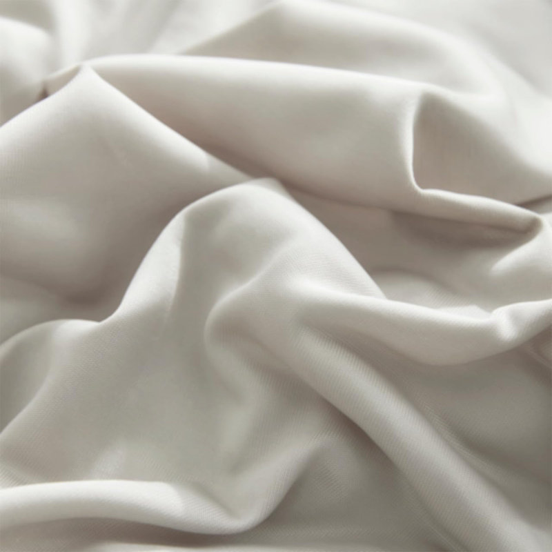 Ensemble d'édredon en nylon noir 5 pièces, Édredon très grand Alaskan + 4 taies décorative, Beige