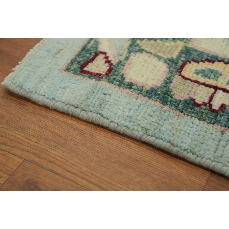 Tapis géométrique transitionnel Oushak 9 x 12