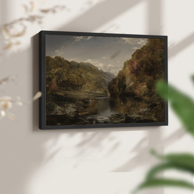 Paysages rétro-DLxxvii - reproduction encadrée