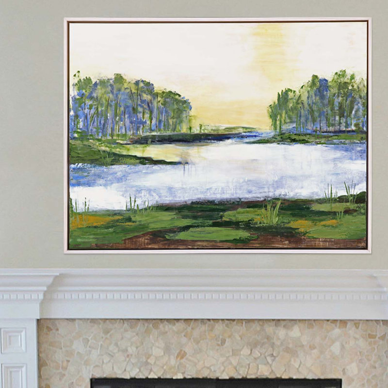 «Ciresica The Studio Lazy Day» par Jardine - peinture sur toile à cadre flottant