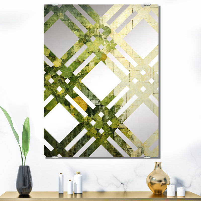 Miroir mural Rubright - Abstract Botanicals MIR136000, 40 po x 30 po