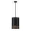 Luminaire suspendu cylindrique unique 3 lumières Alvarez