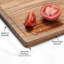 Ensemble de 3 planches à découper en bois de noyer pour la cuisine
