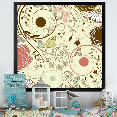 " Retro Doodles Flowers II "