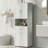 Tall Bathroom Cabinet With Laundry Basket, Large Storage Space Tilt-Out Laundry Hamper And Upper Storage Cabinet, White-284190807