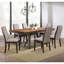 Rivera Natural Walnut Extension Dining Table