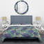 Roses mauves et feuille verte - Ensemble de housse de couette Cabin & Lodge-1925472019