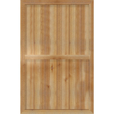 TimberCraft 5 3/8 "planches encadrées avec panneaux n-batten, cèdre rouge de l'Ouest (par paire)