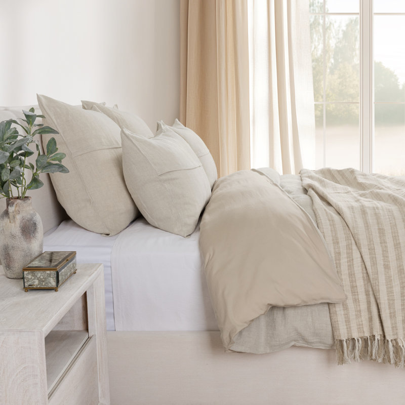 Beaumont Linen Duvet Cover Set, Linen, King