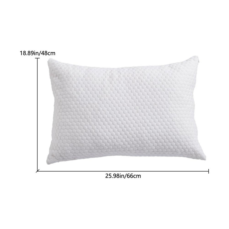 Lansford White Bolster Cushion Pad, 48cmH x 66cmW