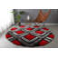 Tapis rouge / gris à poils longs Corey-Leigh-1933978923
