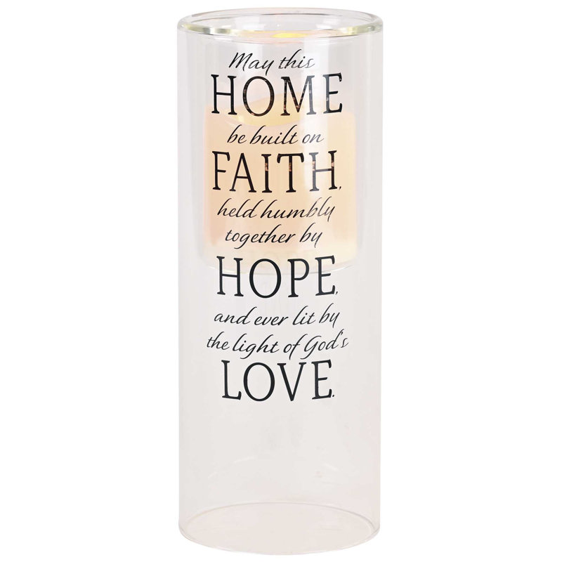 Candleholder May This Home Be Built 10In