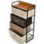 Commode de rangement 5 tiroirs Hollomon