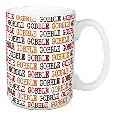 Grande tasse à café 15 oz gobble gobble Bain