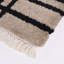 Tapis noir à rayures géométriques Leana-1657286684