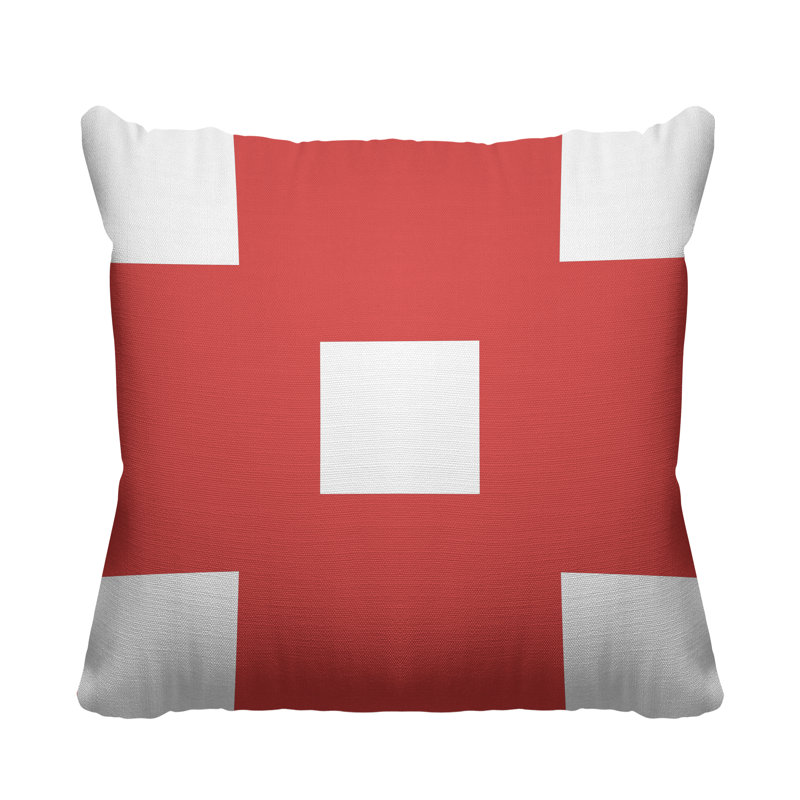 Housse et insert de coussin extérieur Luella, L 18 po x H 18 po, Corail