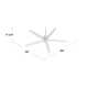 56" Symbio 5 - Blade LED Standard Ceiling Fan with Remote Control and Light Kit Included