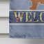 Polyester 2 côtés 40 x 28 po welcome drapeau maison-73943283