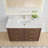 Porto 48'' Free Standing Single Bathroom Vanity with Quartz Top-1602811396-1602759333