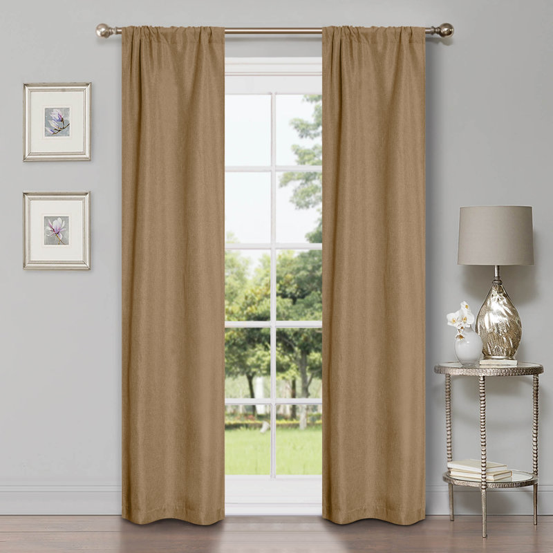 Panneau de rideau obscurcissant 100% polyester, Gland, L 26 po x L 84 po