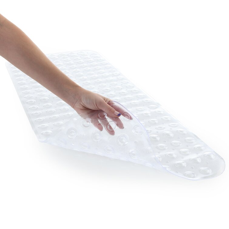 Symple Stuff Extra Long Non-Slip Bathtub Mat with Suction Cups & Reviews