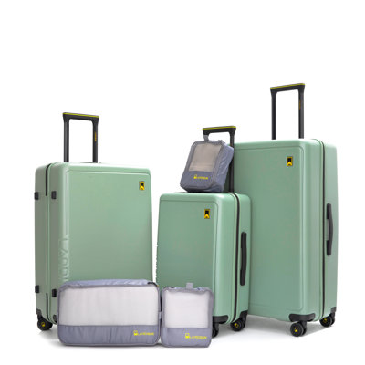 3 pièces, sac de rangement doublé, bagage trois pièces, valises à roulettes, valise de transport légère en ABS, bagage rigide