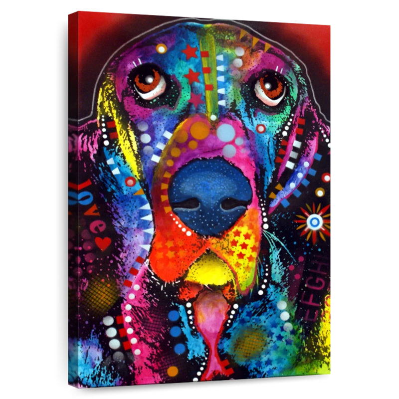 Brampt Basset I, 48" H x 32" W