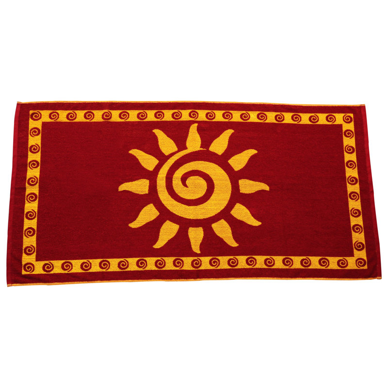 Midweight Beach Towel, Burgundy
