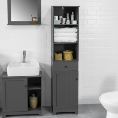 Johnone Freestanding Linen Cabinet