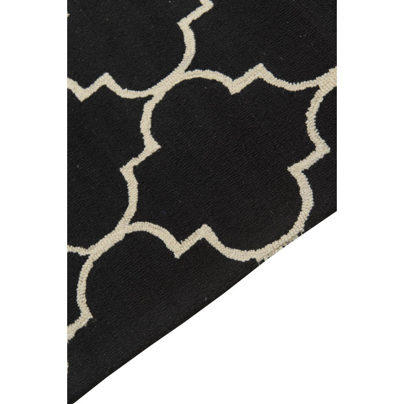 Tapis noir Otto