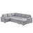 Modern Sofaketterman Piece Upholstered Sectional-1081138654