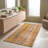 Carlisle Modern Distressed Solid Gold Green Gray Machine Washable Non-Slip Low Pile Indoor Outdoor Pet Friendly Living Room Bedroom Dining Room Entryway Hallway Office Area Rug-1672495402