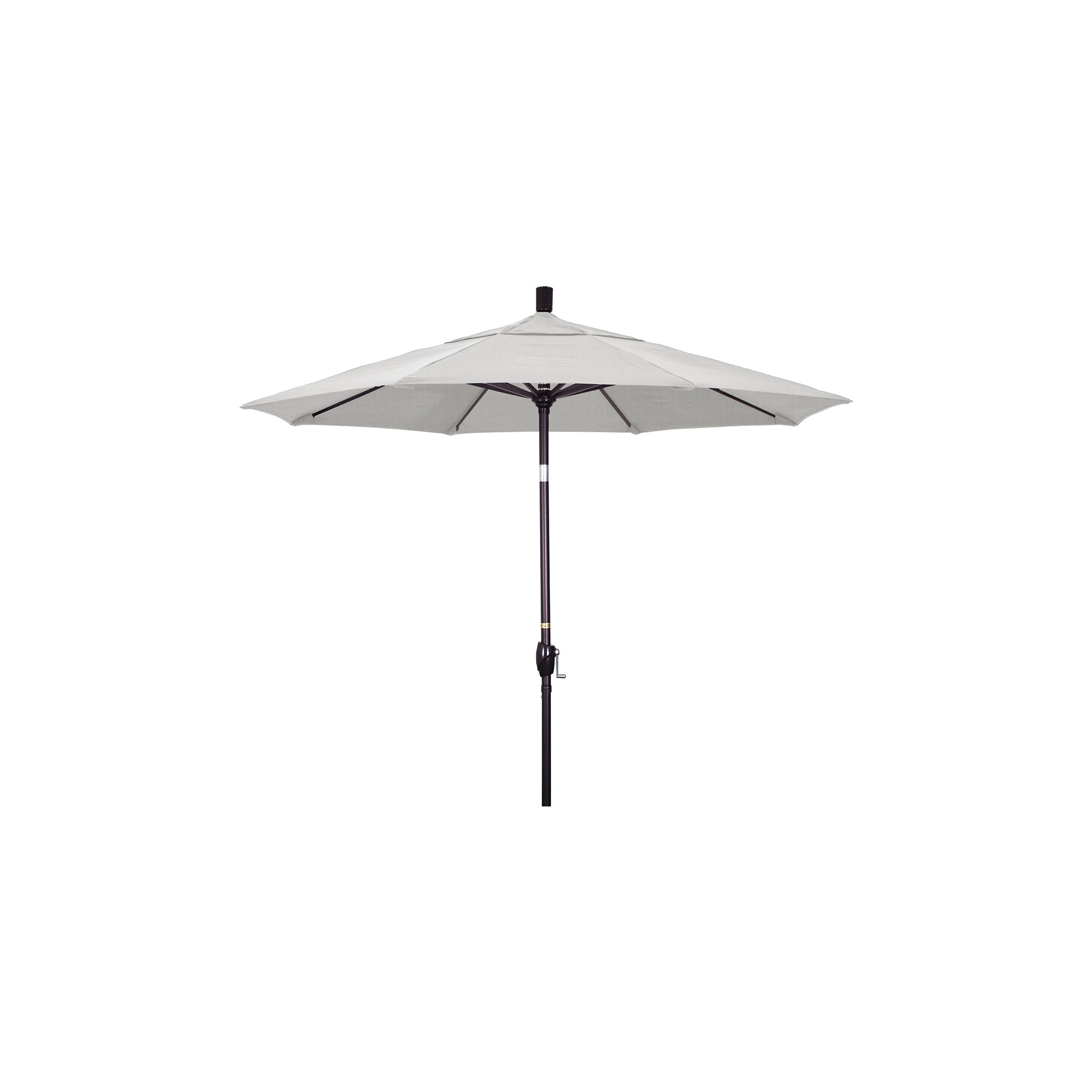 90'' Outdoor Umbrella, Woven Granite Performance, Black, Olefin